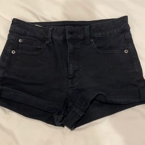 Black American Eagle Jean shorts